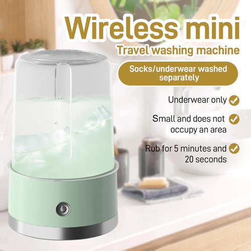 2L Portable Mini Washing Machine | USB Compact Washer for Travel & Small SpacesLaundry Appliances → Washing Machines ✅