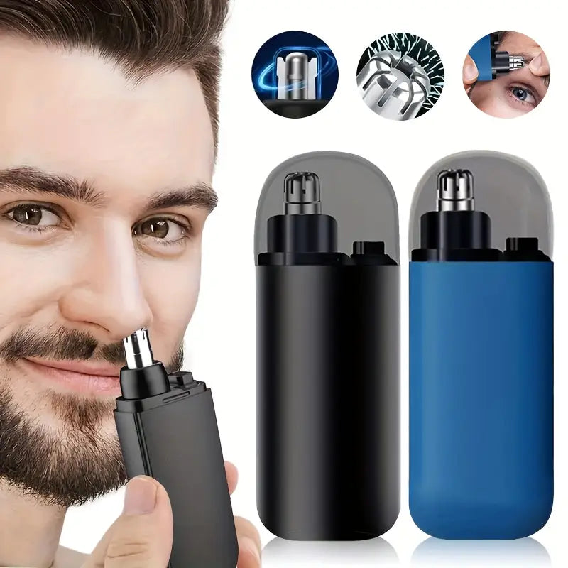 NIXORA™ Rechargeable Nose & Ear Hair Trimmer – Safe, Painless Precision Grooming