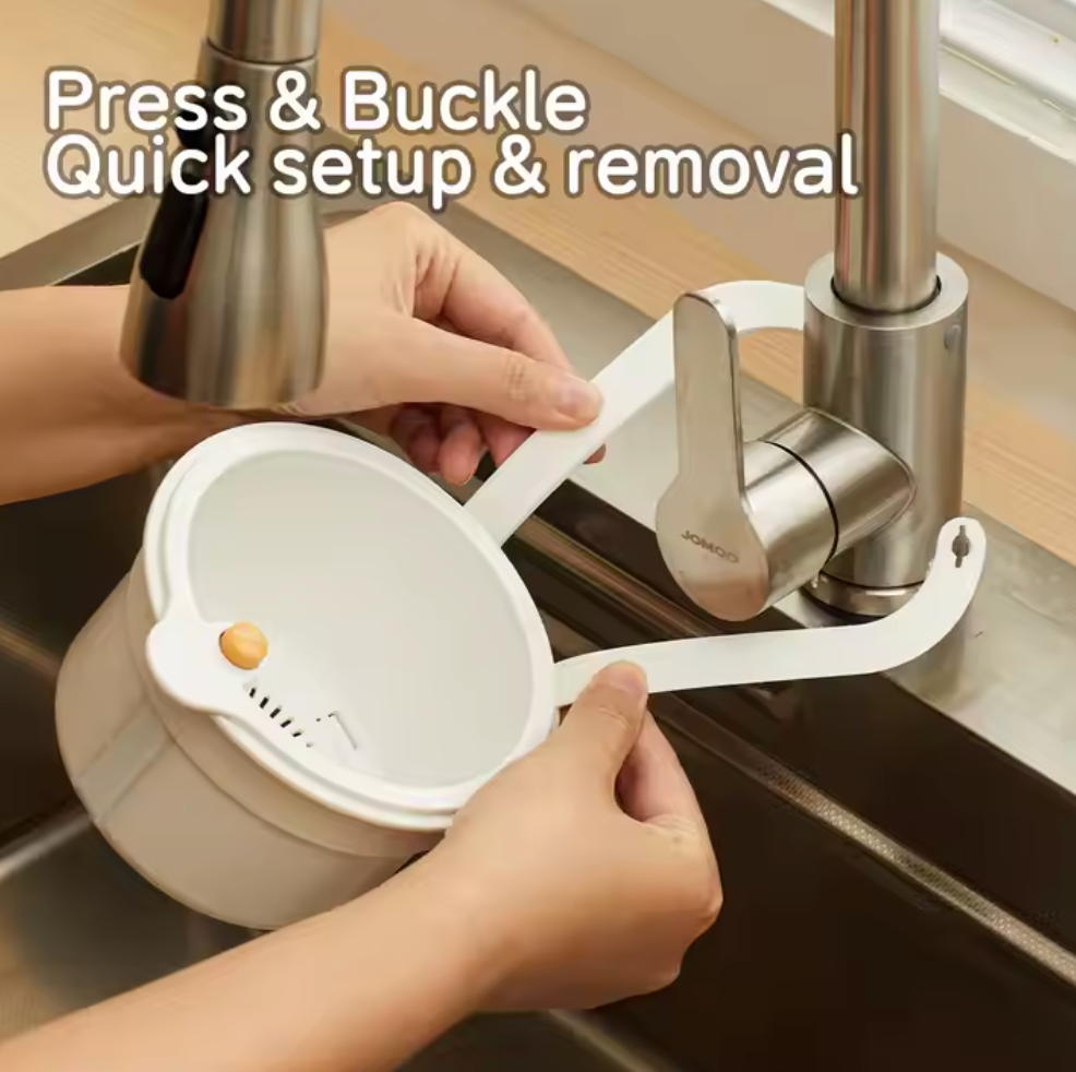 2-in-1 Kitchen Strainer Cum Basket | Rotating Drain & Wash Bowl