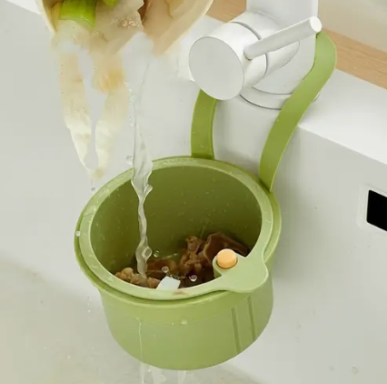2-in-1 Kitchen Strainer Cum Basket | Rotating Drain & Wash Bowl