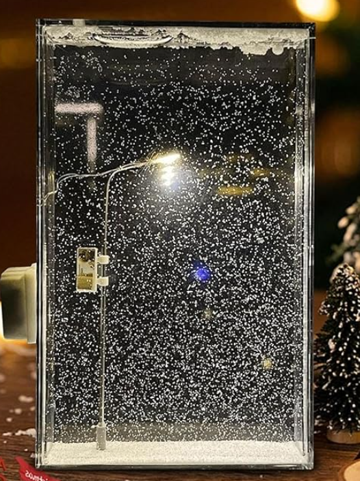 DIY Snowy Street LED Lamp | Cozy Window Decoration Night Light