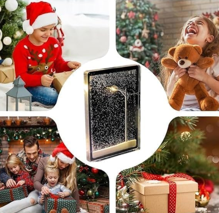 DIY Snowy Street LED Lamp | Cozy Window Decoration Night Light