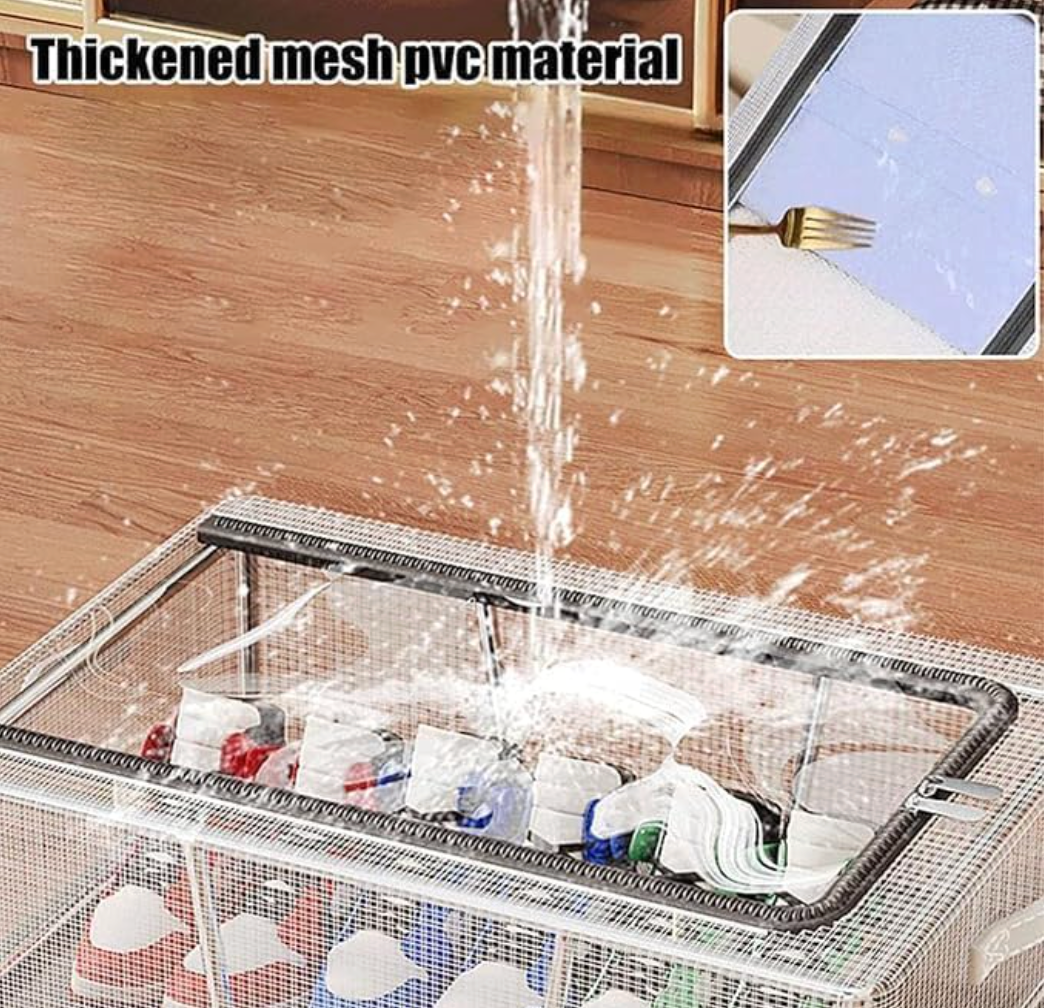 Premium Foldable Shoe Storage Organizer Box | Transparent Dustproof Stackable Case